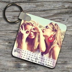 The day you were my Bridesmaid Personalised Calendar Keyring